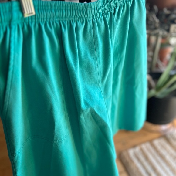 90s TanJay Teal High Rise Shorts Relaxed Fit 10P - Picture 14 of 15